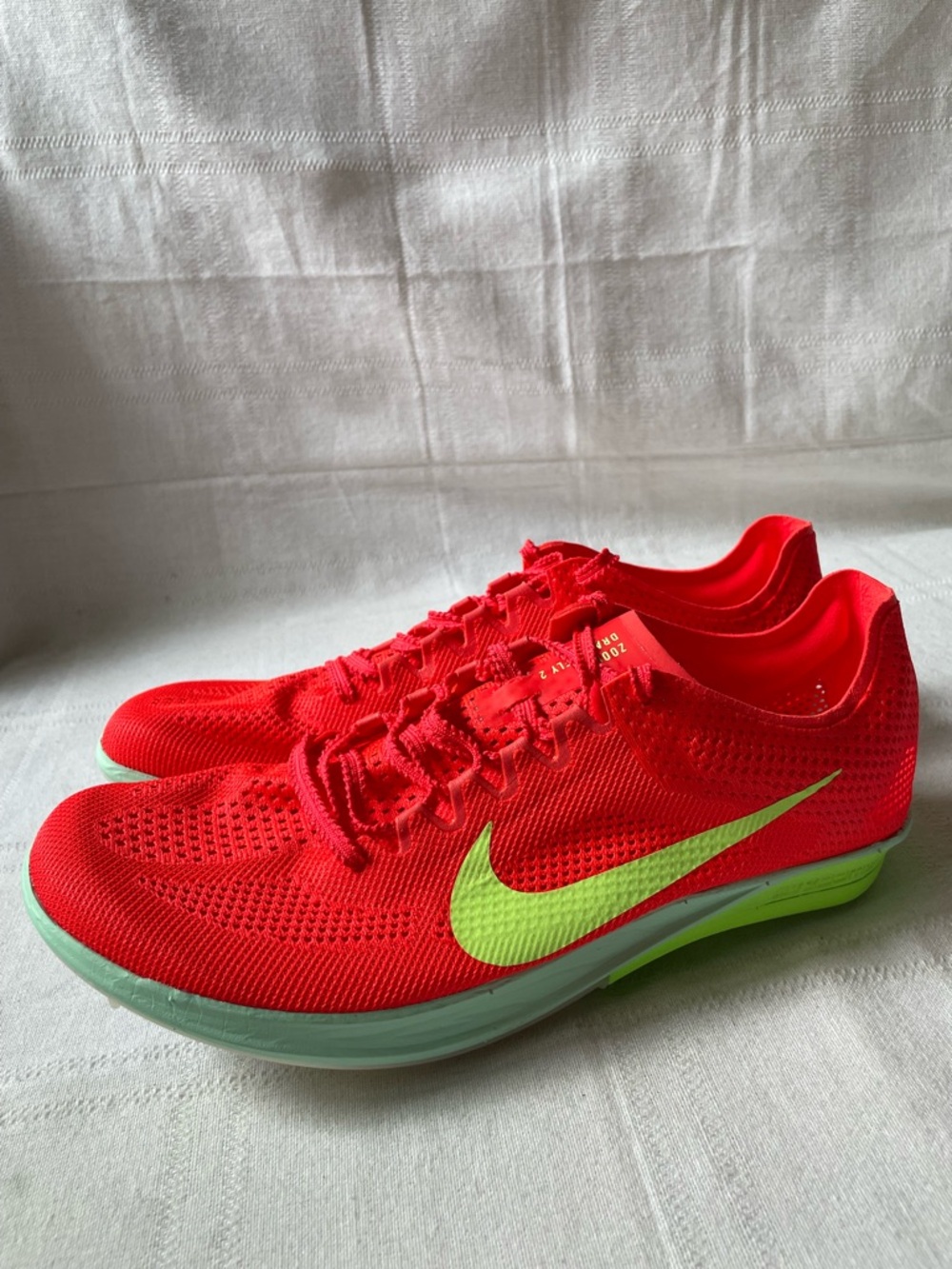 Nike ZoomX Dragonfly 2 Track Spikes Bright Crimson Men's Size 7.5 FD8413-600